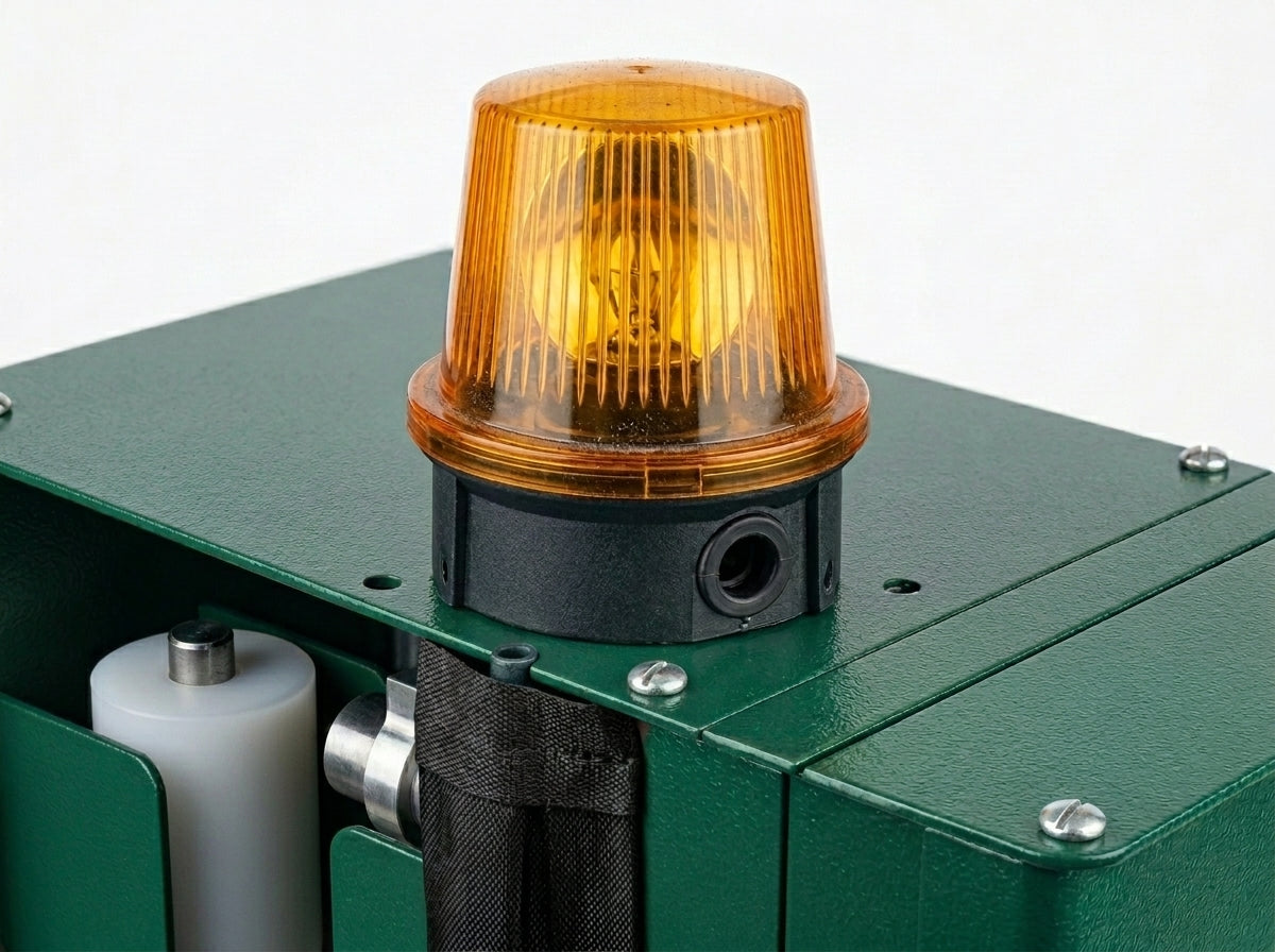 Lampă de semnalizare LED pentru automatizare poartă industrială