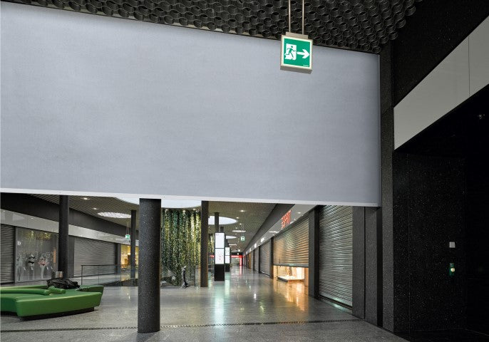 Hörmann FlexFire cortină antifoc instalată industrial